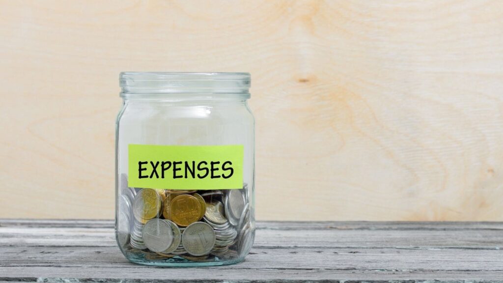 expenses in a pg